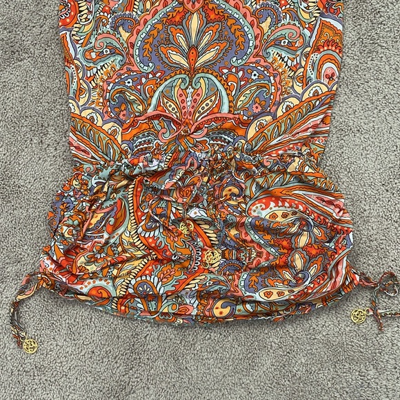 Luli Fama Andaluz T Back Mini Dress Size L - Picture 5 of 12